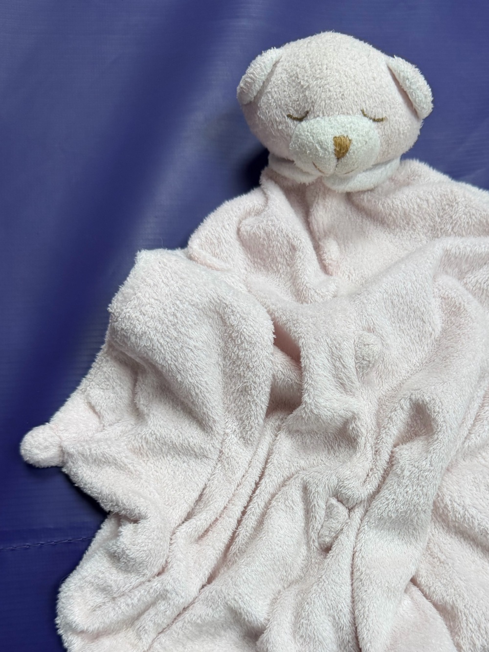 Angel Dear Pale Pink Plush Bear Lovey